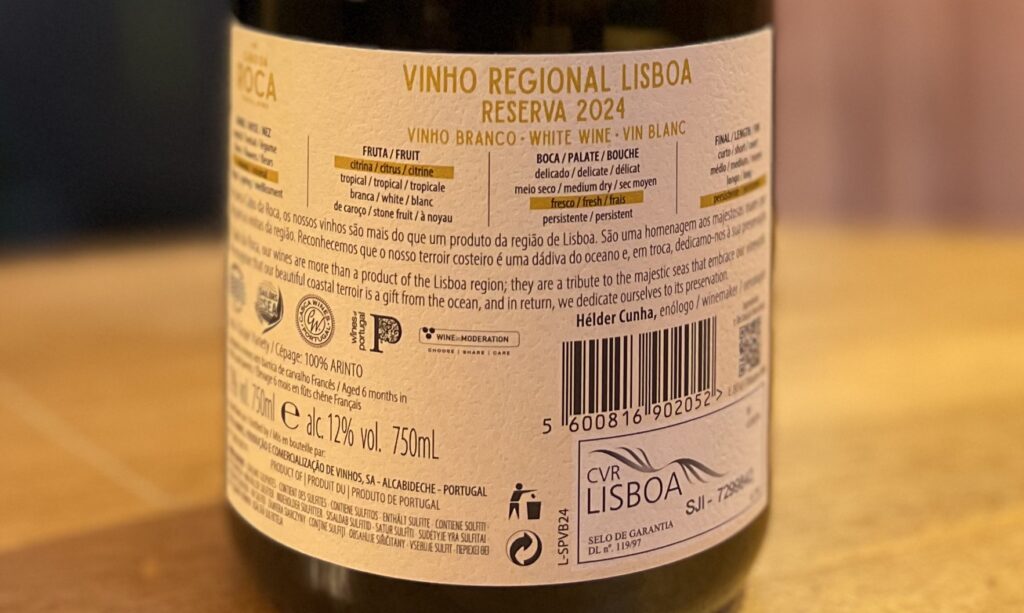 Como ler rótulos de vinho portugueses
